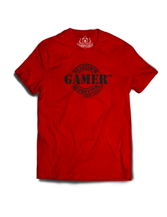 Baumwollheld.de|Staatlich geprüfter Gamer - Tshirt|Gentlemens|24,90 €