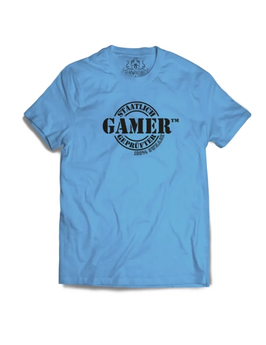 Baumwollheld.de|Staatlich geprüfter Gamer - Tshirt|Gentlemens|24,90 €