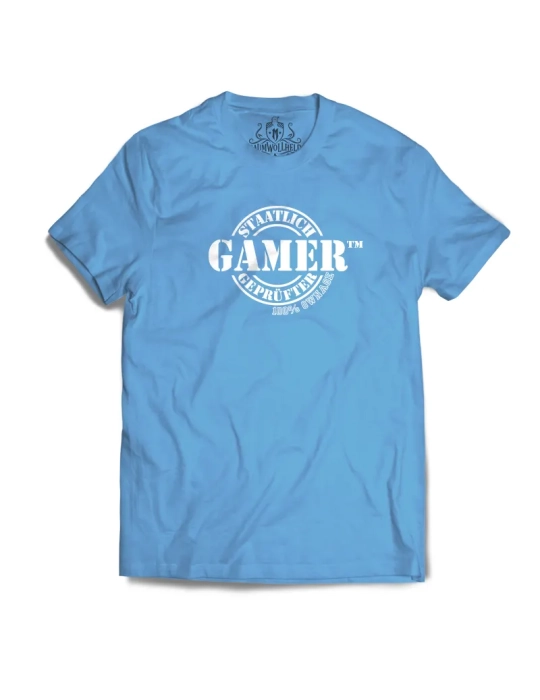 Baumwollheld.de|Staatlich geprüfter Gamer - Tshirt|Gentlemens|24,90 €