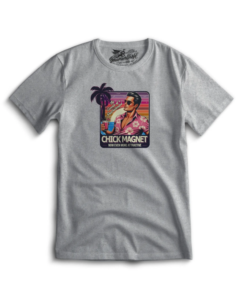 Baumwollheld.de|CHICK MAGNET - Now even more attractive - T-Shirt|Startseite|29,00 €