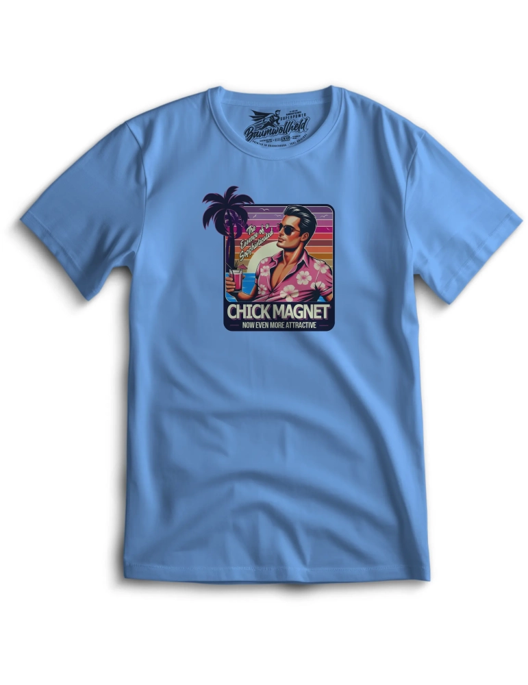 Baumwollheld.de|CHICK MAGNET - Now even more attractive - T-Shirt|Startseite|29,00 €