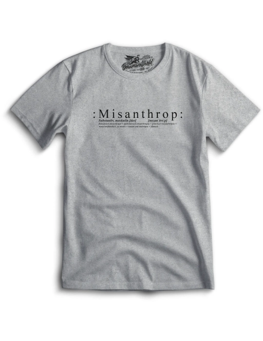Baumwollheld.de|:Misanthrop: T-Shirt|Startseite|24,90 €