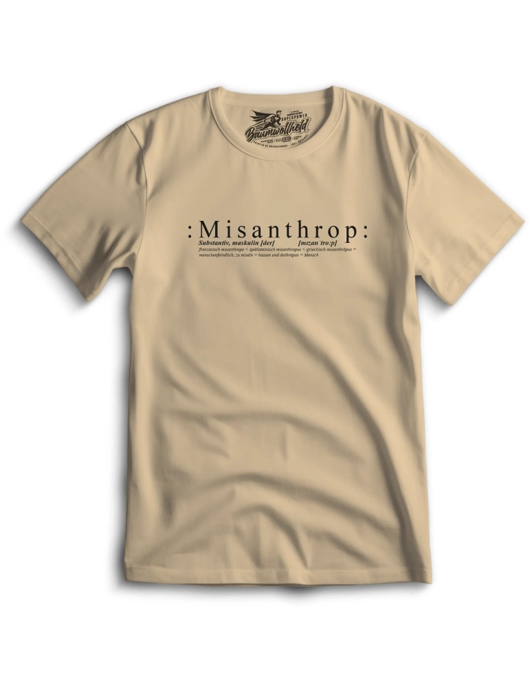 Baumwollheld.de|:Misanthrop: T-Shirt|Startseite|24,90 €