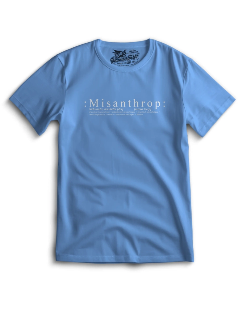Baumwollheld.de|:Misanthrop: T-Shirt|Startseite|24,90 €