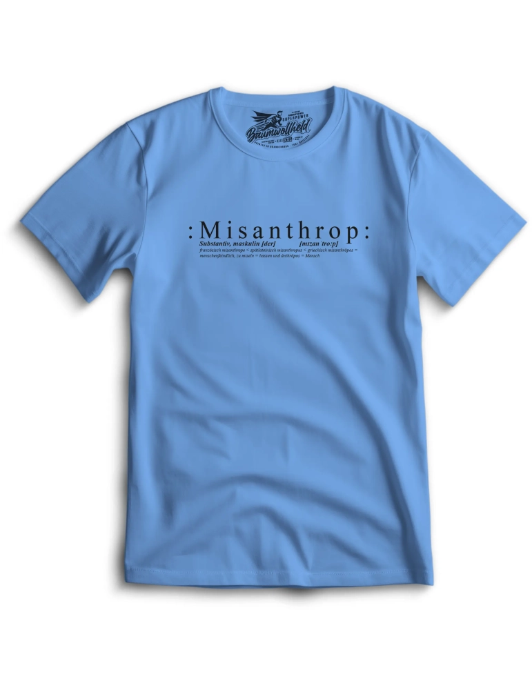 Baumwollheld.de|:Misanthrop: T-Shirt|Startseite|24,90 €