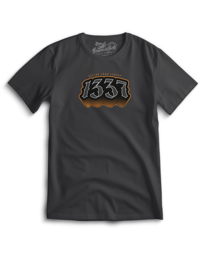Baumwollheld.de|1337 Define your Legacy - T-Shirt|Startseite|29,00 €