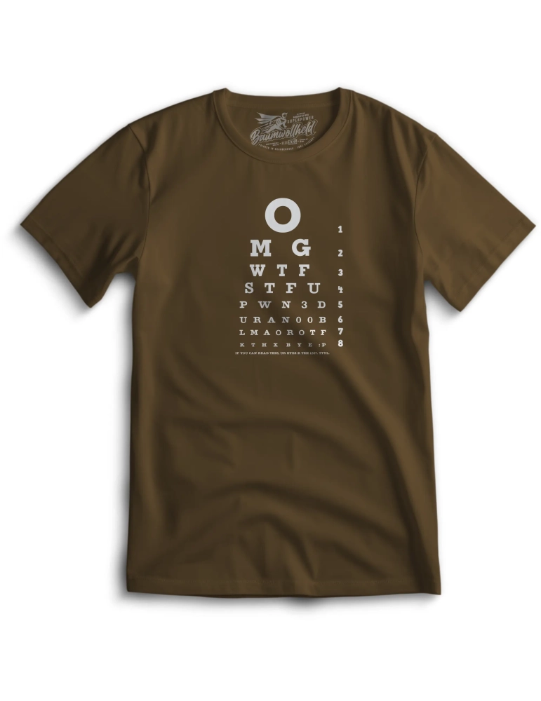 Baumwollheld.de|Leet Eyes T-Shirt|Startseite|24,90 €