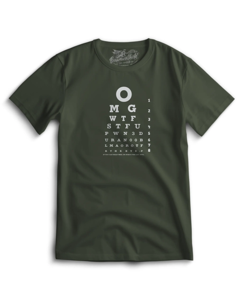 Baumwollheld.de|Leet Eyes T-Shirt|Startseite|24,90 €