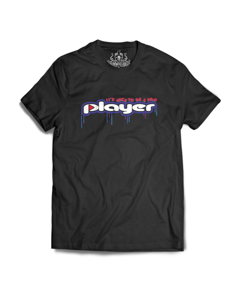 Baumwollheld.de|Player - It´s nice to be a Pro - T-Shirt|T-Shirts|29,00 €