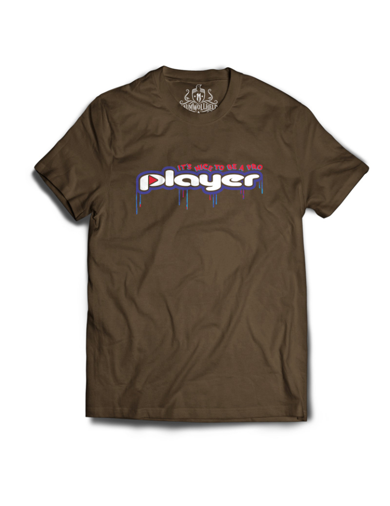 Baumwollheld.de|Player - It´s nice to be a Pro - T-Shirt|T-Shirts|29,00 €