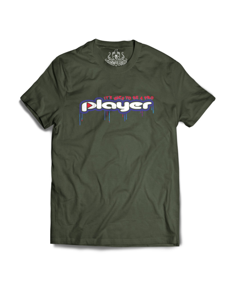Baumwollheld.de|Player - It´s nice to be a Pro - T-Shirt|T-Shirts|29,00 €