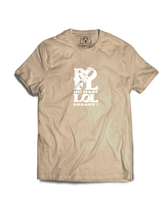 Baumwollheld.de|ROFL du hast LOL gesagt!  - Tshirt - White Print|T-Shirts|24,90 €
