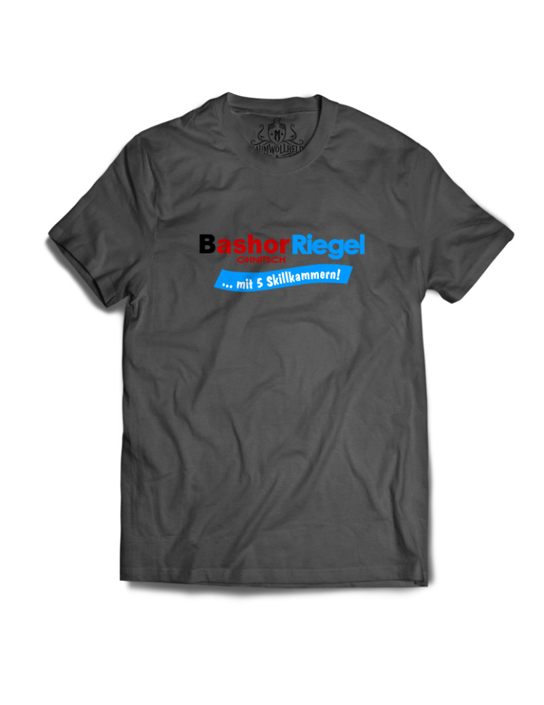 Baumwollheld.de|Bashor Riegel mit 5 Skillkammern - T-Shirt|Gentlemens|29,00 €