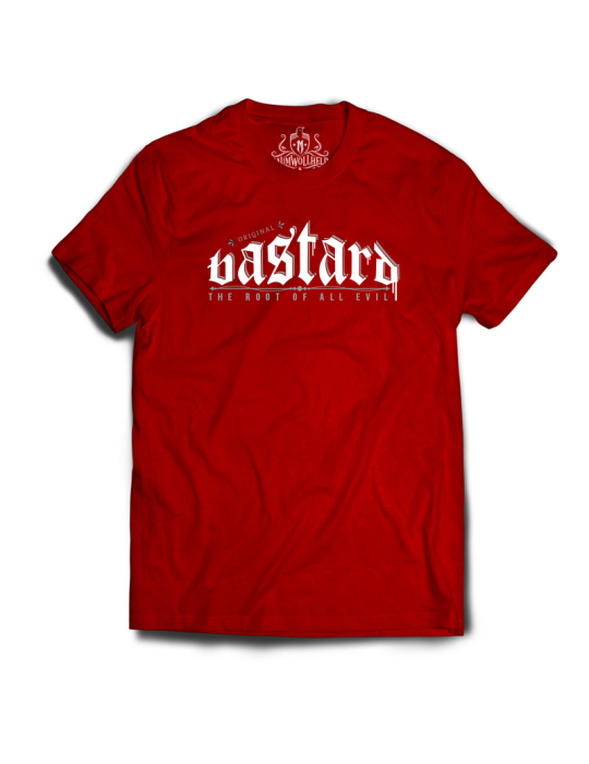 Baumwollheld.de|Original Bastard - Tshirt - White Print|Gentlemens|24,90 €