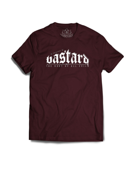 Baumwollheld.de|Original Bastard - Tshirt - White Print|Gentlemens|24,90 €