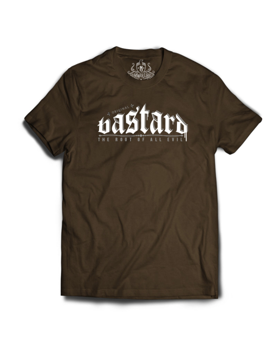 Baumwollheld.de|Original Bastard - Tshirt - White Print|Gentlemens|24,90 €