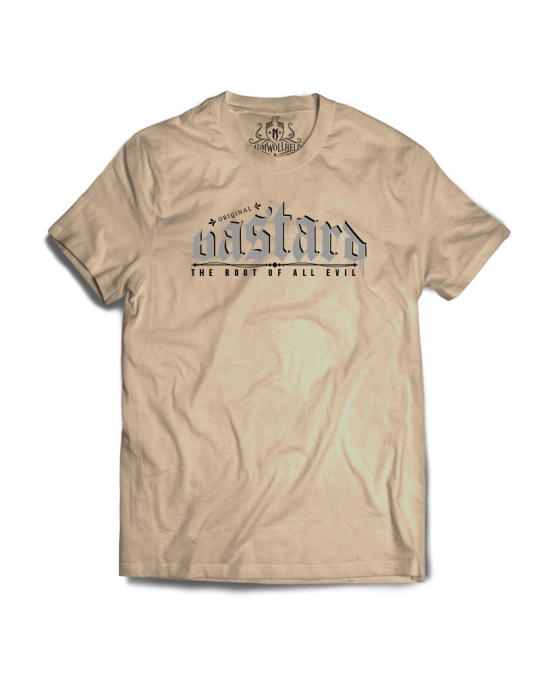 Baumwollheld.de|Original Bastard - T-Shirt - Gray Print|Gentlemens|24,90 €