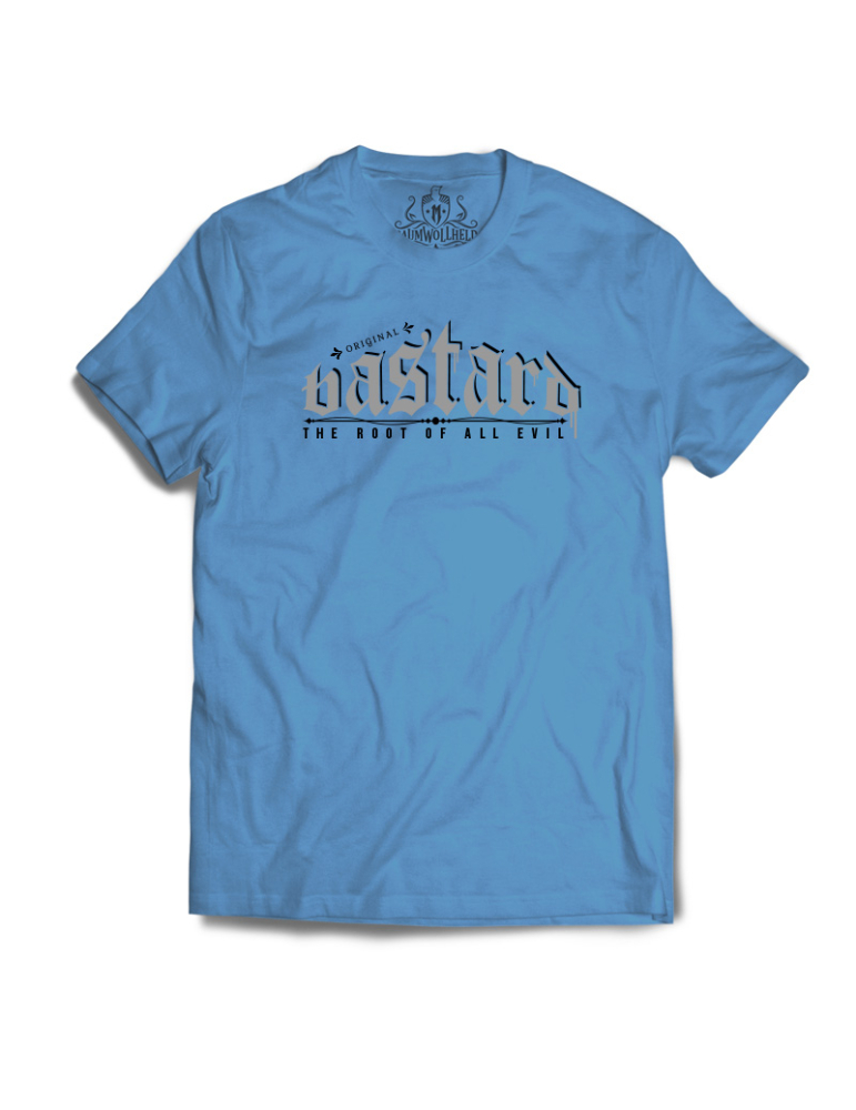 Baumwollheld.de|Original Bastard - T-Shirt - Gray Print|Gentlemens|24,90 €