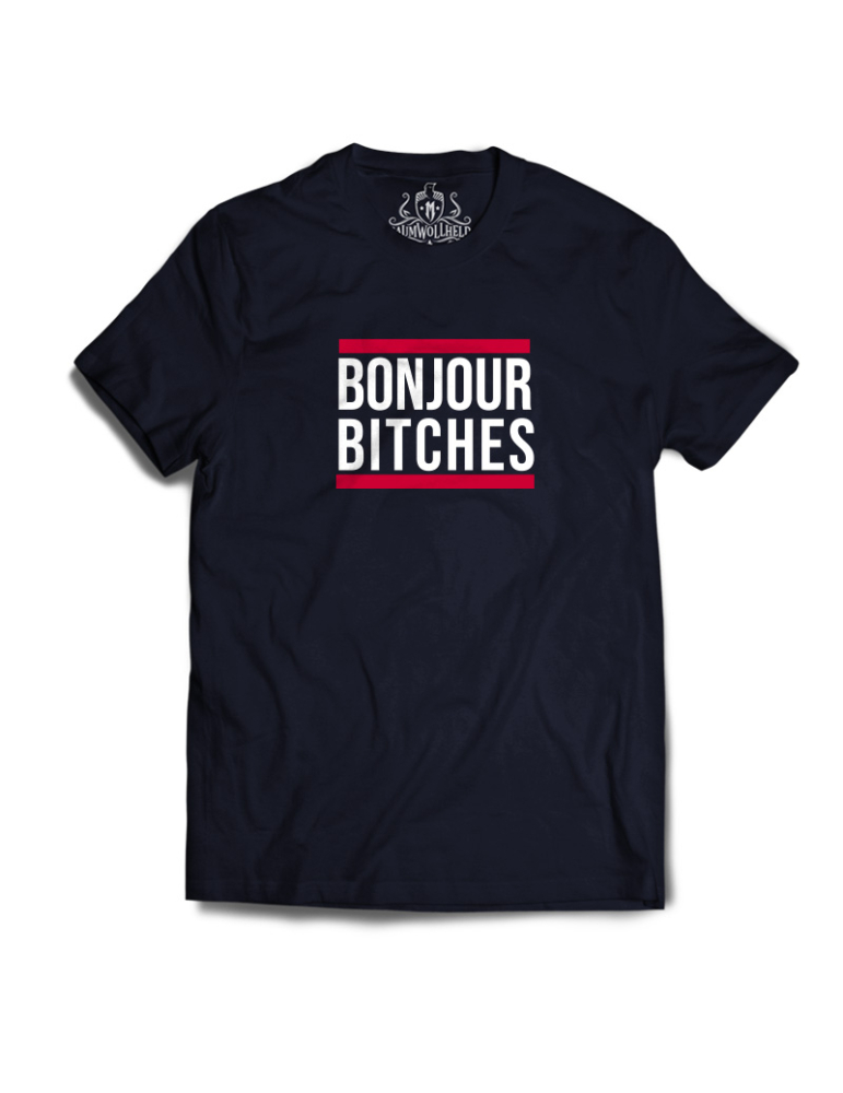 Baumwollheld.de|Bonjour Bitches - T-Shirt|Gentlemens|29,00 €