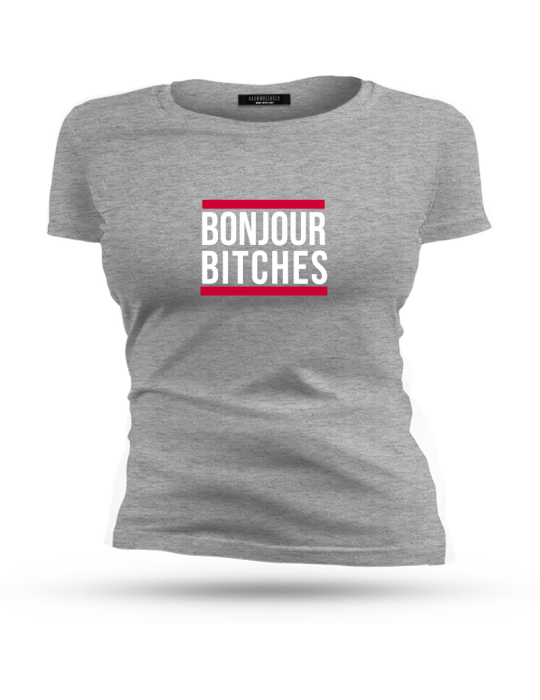 Baumwollheld.de|Bonjour B**ches - Tshirt|Ladies|29,00 €