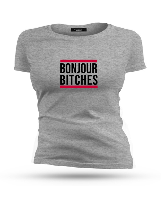 Baumwollheld.de|Bonjour B**ches - Tshirt|Ladies|29,00 €