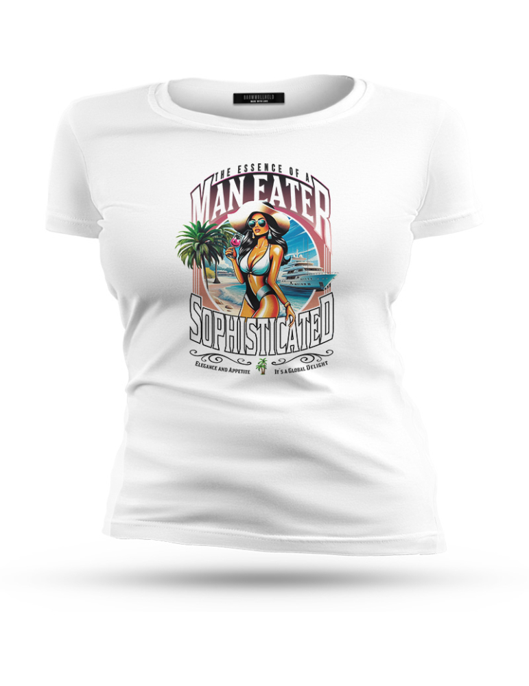 Baumwollheld.de|Man Eater - Ladies Tshirt|Ladies|29,00 €
